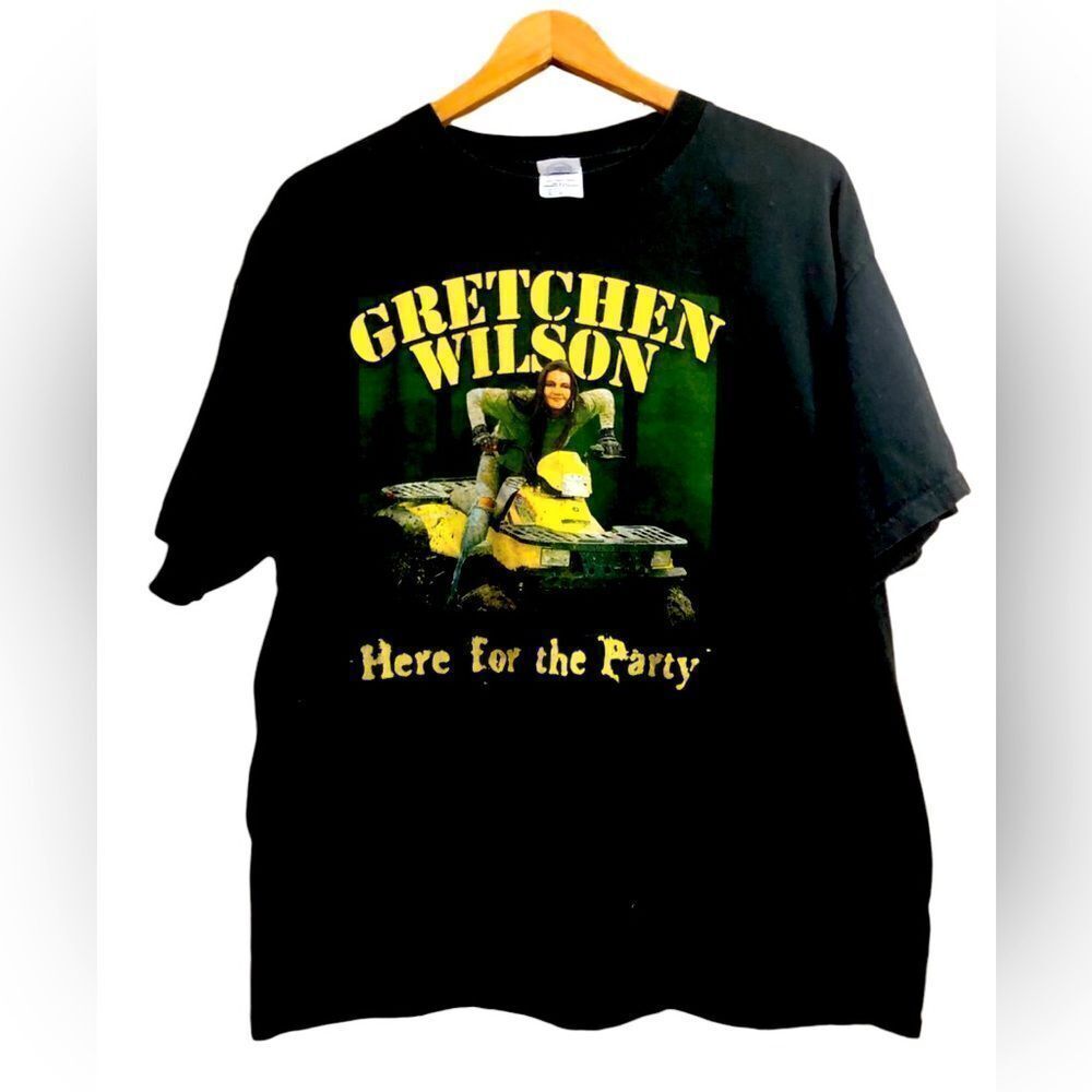 Gretchen Wilson “Here For The Party” Concert Tshirt Short Sleeve Graphic Size XL